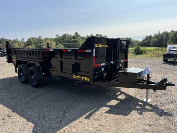 2024 Griffin Trailers 7x16 14K Telescopic Dump Trailer w/Ramps - Image 6