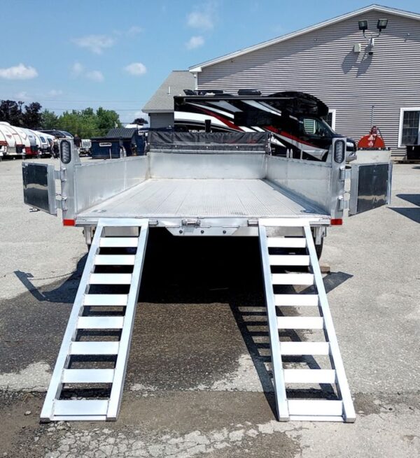 2025 Mission Trailers 7x16 14K Aluminum Hydraulic Dump - Image 3