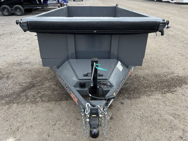 2024 RawMaxx 5X10 7K Powder Coated Dump Trailer - Image 9