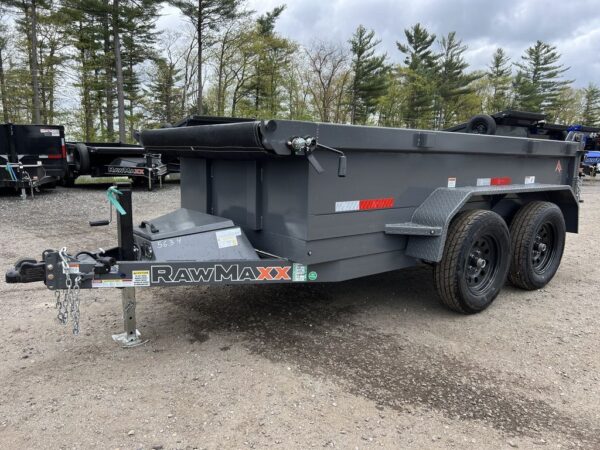 2024 RawMaxx 5X10 7K Powder Coated Dump Trailer
