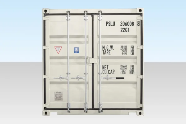 20FT Shipping Container White - Image 3