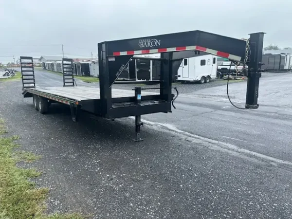 2021 Trailer Baron 8.5 x 24 Gooseneck Equipment Trailer