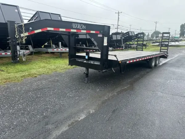 2021 Trailer Baron 8.5 x 24 Gooseneck Equipment Trailer - Image 5