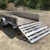2022 Mission Trailers 6x12 Aluminum Open Utility w/Integrated Rear Ramp - Image 2