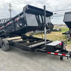 2024 CAM Superline 7×14 Low Profile Dump Trailer Telescopic Lift
