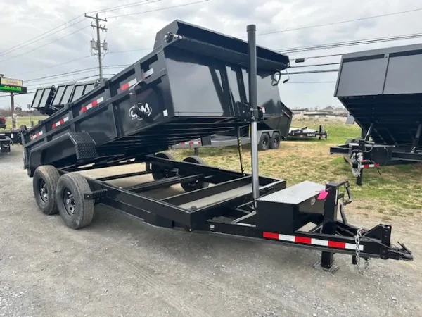2024 CAM Superline 7×14 Low Profile Dump Trailer Telescopic Lift