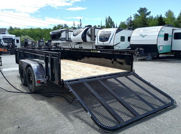 2024 PJ Trailers 7x14 7K Powder Coated Open Utility Trailer - Image 5