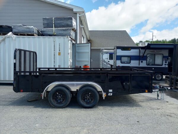 2024 PJ Trailers 7x14 7K Powder Coated Open Utility Trailer - Image 9