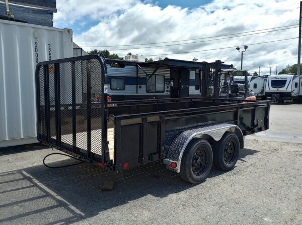 2024 PJ Trailers 7x14 7K Powder Coated Open Utility Trailer - Image 7