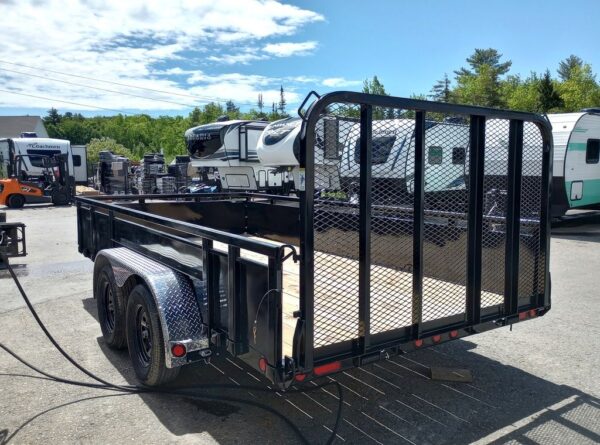 2024 PJ Trailers 7x14 7K Powder Coated Open Utility Trailer - Image 4