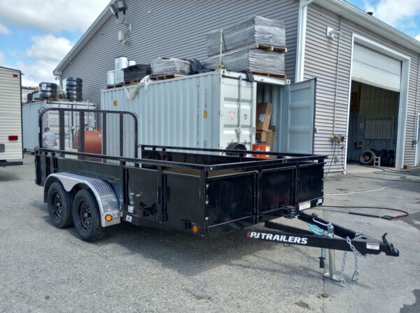 2024 PJ Trailers 7x14 7K Powder Coated Open Utility Trailer