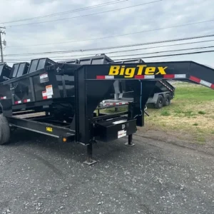 Big Tex 7 x 16 Gooseneck Dump Trailer Combo Gate and Ramps