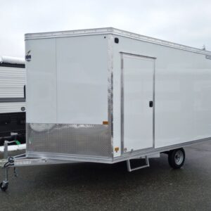 2024 Mission Trailers 101x12 Aluminum 2 Place Crossover 3.0 w/Side X Side Pkg, Rear Canopy