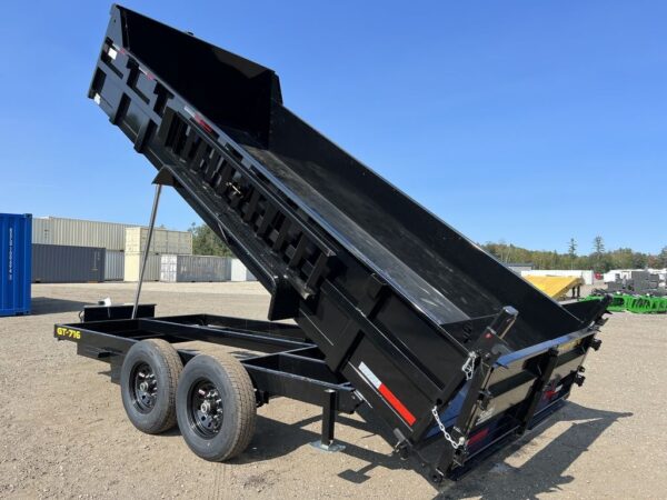 2024 Griffin Trailers 7x16 14K Telescopic Dump Trailer w/Ramps - Image 11