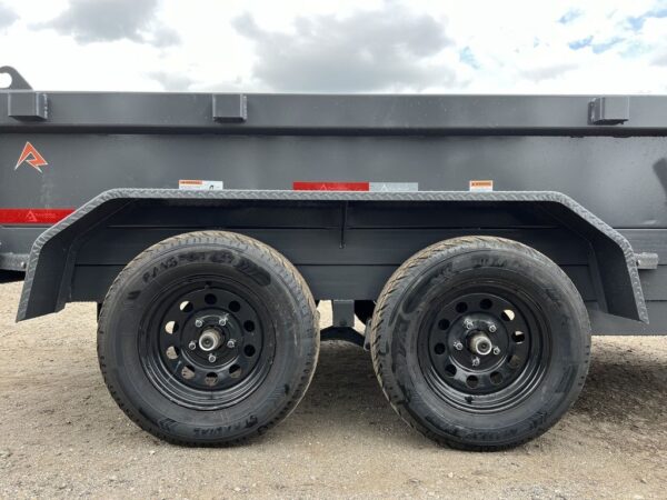 2024 RawMaxx 5X10 7K Powder Coated Dump Trailer - Image 22