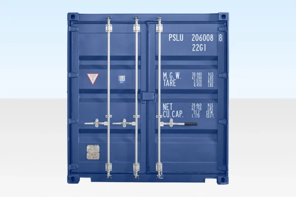 20FT Shipping Container Blue - Image 3