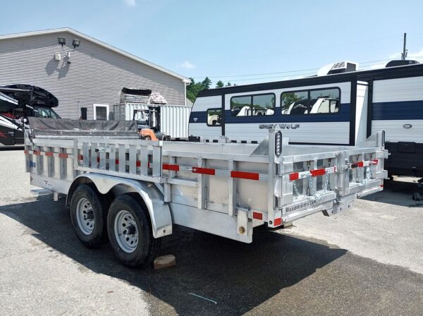 2025 Mission Trailers 7x16 14K Aluminum Hydraulic Dump - Image 8