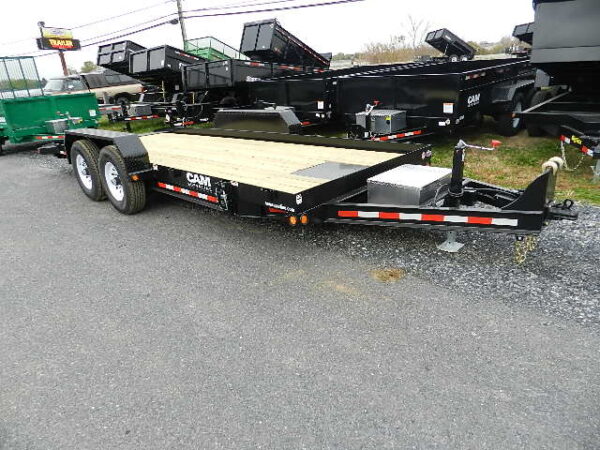 CAM Superline 7 x 20 Equipment Trailer Powered Tilt Deck