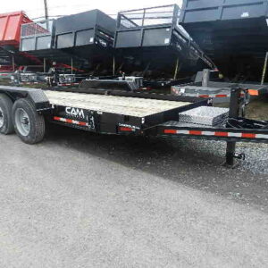 CAM Superline 7 x 18 Gravity Tilt Equipment Trailer Heavy Equipment