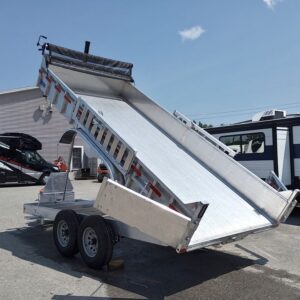 2025 Mission Trailers 7x16 14K Aluminum Hydraulic Dump