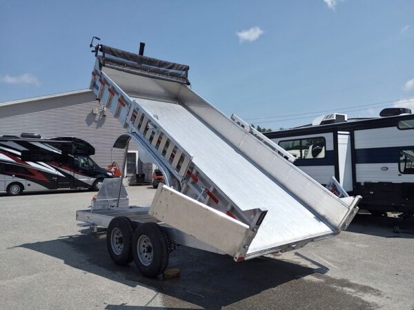 2025 Mission Trailers 7x16 14K Aluminum Hydraulic Dump