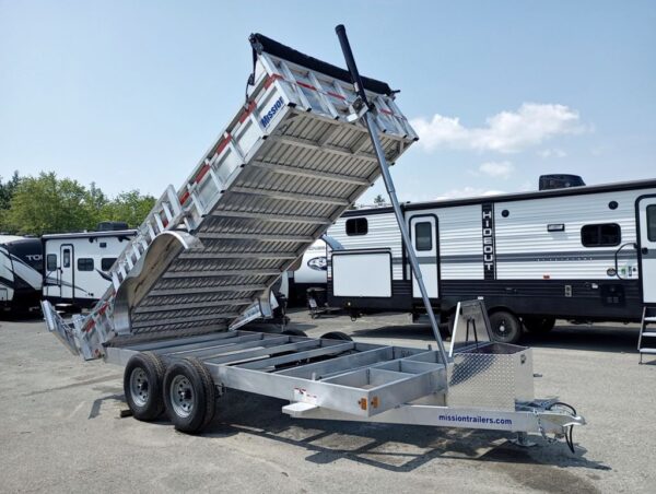 2025 Mission Trailers 7x16 14K Aluminum Hydraulic Dump - Image 16