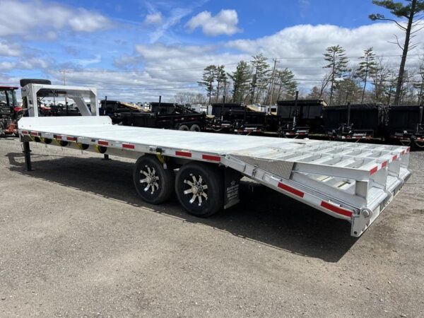 2024 Alum Line Trailers 8.5x24 13K Aluminum Gooseneck w/Flip Over Ramps - Image 5