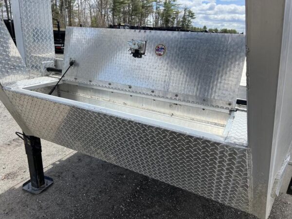 2024 Alum Line Trailers 8.5x24 13K Aluminum Gooseneck w/Flip Over Ramps - Image 14