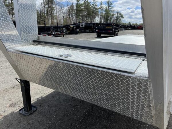 2024 Alum Line Trailers 8.5x24 13K Aluminum Gooseneck w/Flip Over Ramps - Image 13