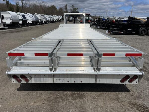 2024 Alum Line Trailers 8.5x24 13K Aluminum Gooseneck w/Flip Over Ramps - Image 6