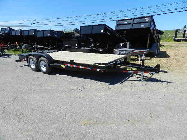 Big Tex 7 x 18 Low Profile Equipment Trailer Mega Ramps