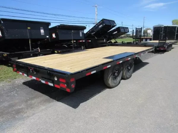 Big Tex 102″ x 18′ Deckover Equipment Trailer Slide Out Ramps - Image 4