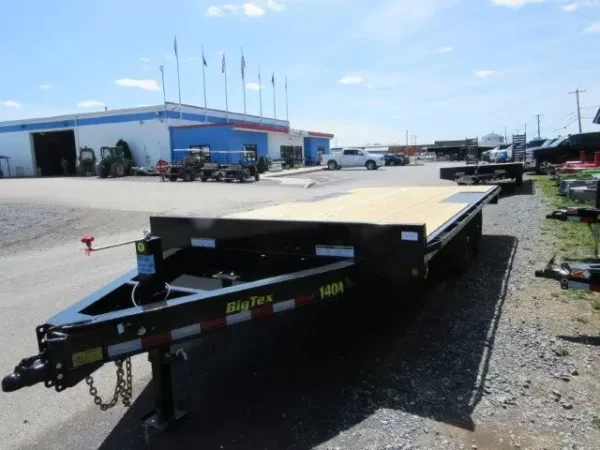 Big Tex 102″ x 18′ Deckover Equipment Trailer Slide Out Ramps - Image 3