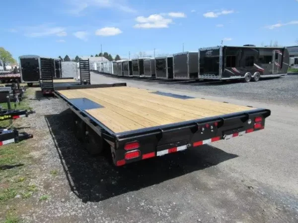 Big Tex 102″ x 18′ Deckover Equipment Trailer Slide Out Ramps - Image 2