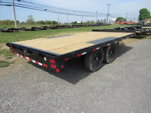 Big Tex 102″ x 16′ Deckover Equipment Trailer Slide Out Ramps - Image 4