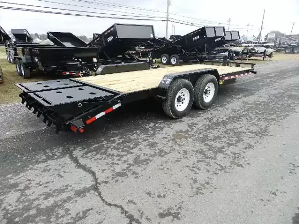 Big Tex 7 x 20 Equipment Trailer 14K Mega Ramps - Image 6
