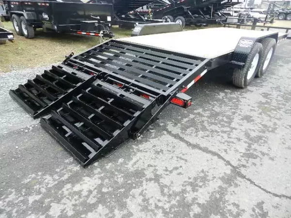 Big Tex 7 x 20 Equipment Trailer 14K Mega Ramps - Image 7
