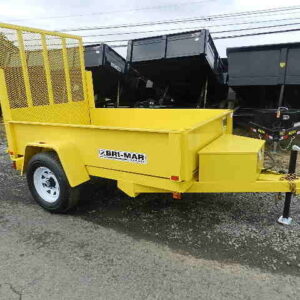 BWise 5 x 8 Low Profile Dump Trailer Landscape Gate