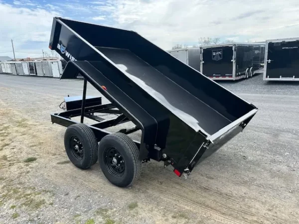 BWise 6 x 10 Low Profile Dump Trailer 6K Axles - Image 4