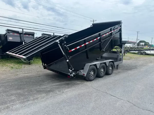 BWise 7 x 16 Gooseneck Tri Axle Dump Trailer - Image 8