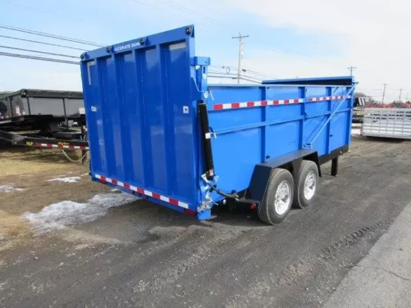 BWise 7 x 16 Heavy Duty Gooseneck Dump Trailer - Image 6