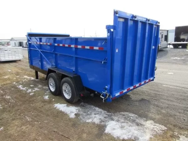 BWise 7 x 16 Heavy Duty Gooseneck Dump Trailer - Image 4