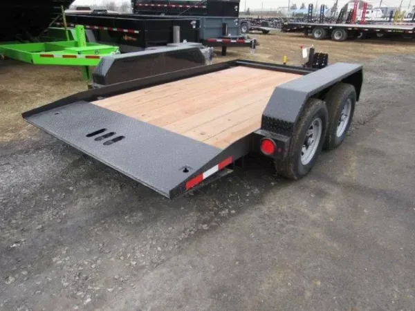 CAM Superline 7 x 12 Equipment Trailer Full Tilt Deck - Image 5