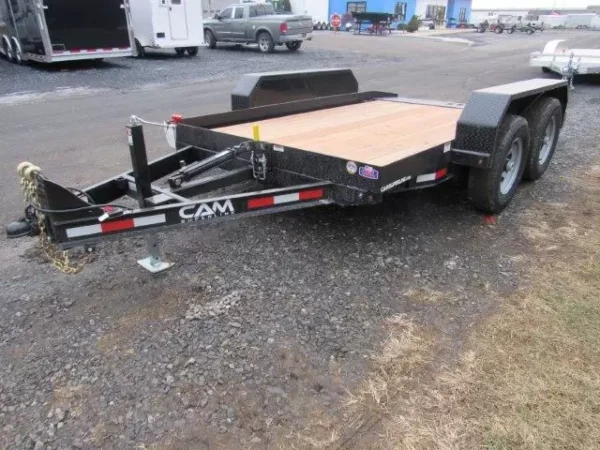 CAM Superline 7 x 12 Equipment Trailer Full Tilt Deck - Image 4