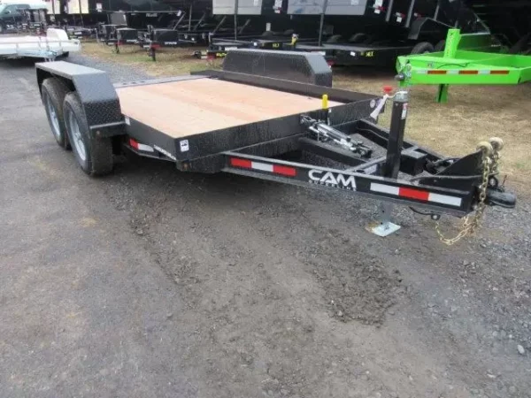 CAM Superline 7 x 12 Equipment Trailer Full Tilt Deck
