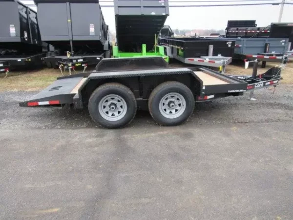 CAM Superline 7 x 12 Equipment Trailer Full Tilt Deck - Image 2