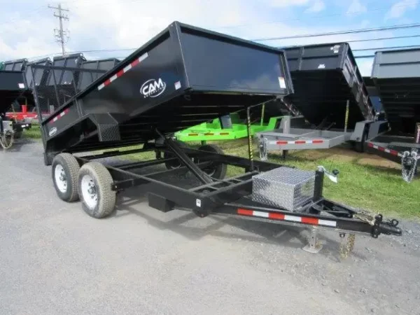 CAM Superline 6 x 12 Dump Trailer With a Landscape Gate