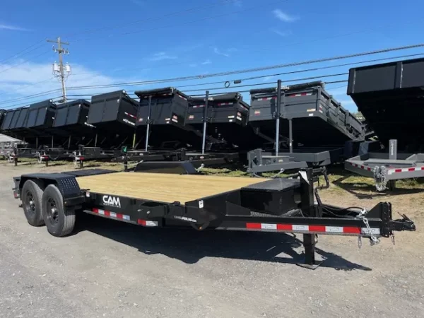 CAM Superline 7 x 18 Equipment Trailer Super Ramps