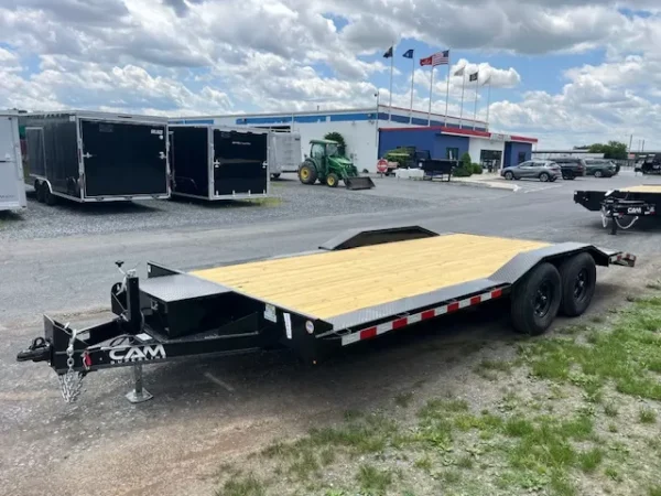 CAM Superline 7 x 18 Equipment Trailer Drive Over Fenders - Image 4