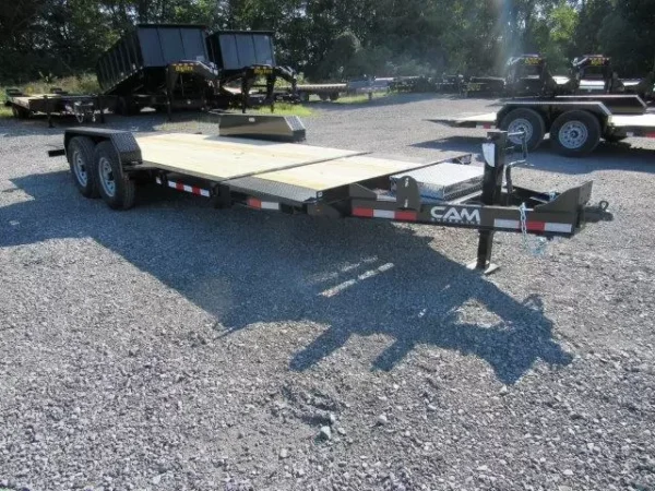 CAM Superline 7 x 21 Gravity Split Tilt Trailer
